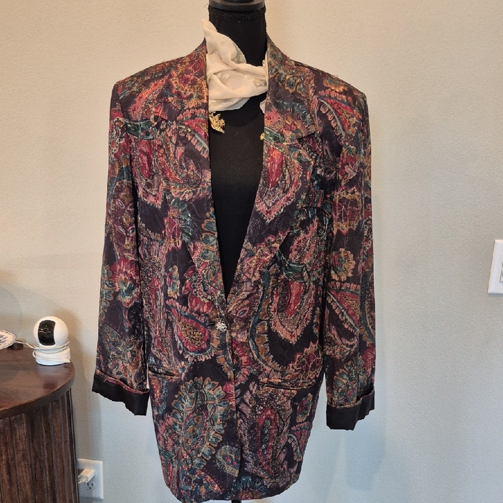 Vintage Paisley Blazer